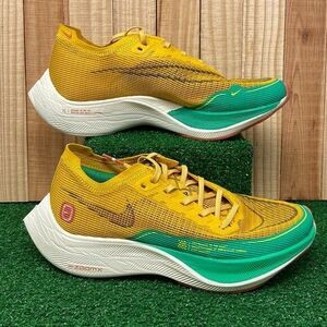 Nike DJ5182-700 ZoomX Vaporfly NEXT% 2 Dark Sulfur Green Women's SZ 6.5